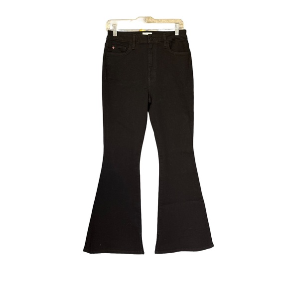 Hudson Jeans Heidi Black High Rise Flare Denim Jeans Size 28 NWT - Picture 1 of 9